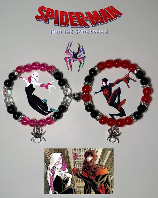 Spider-Man Into The Spider-Verse Gwen and Miles bracelet set