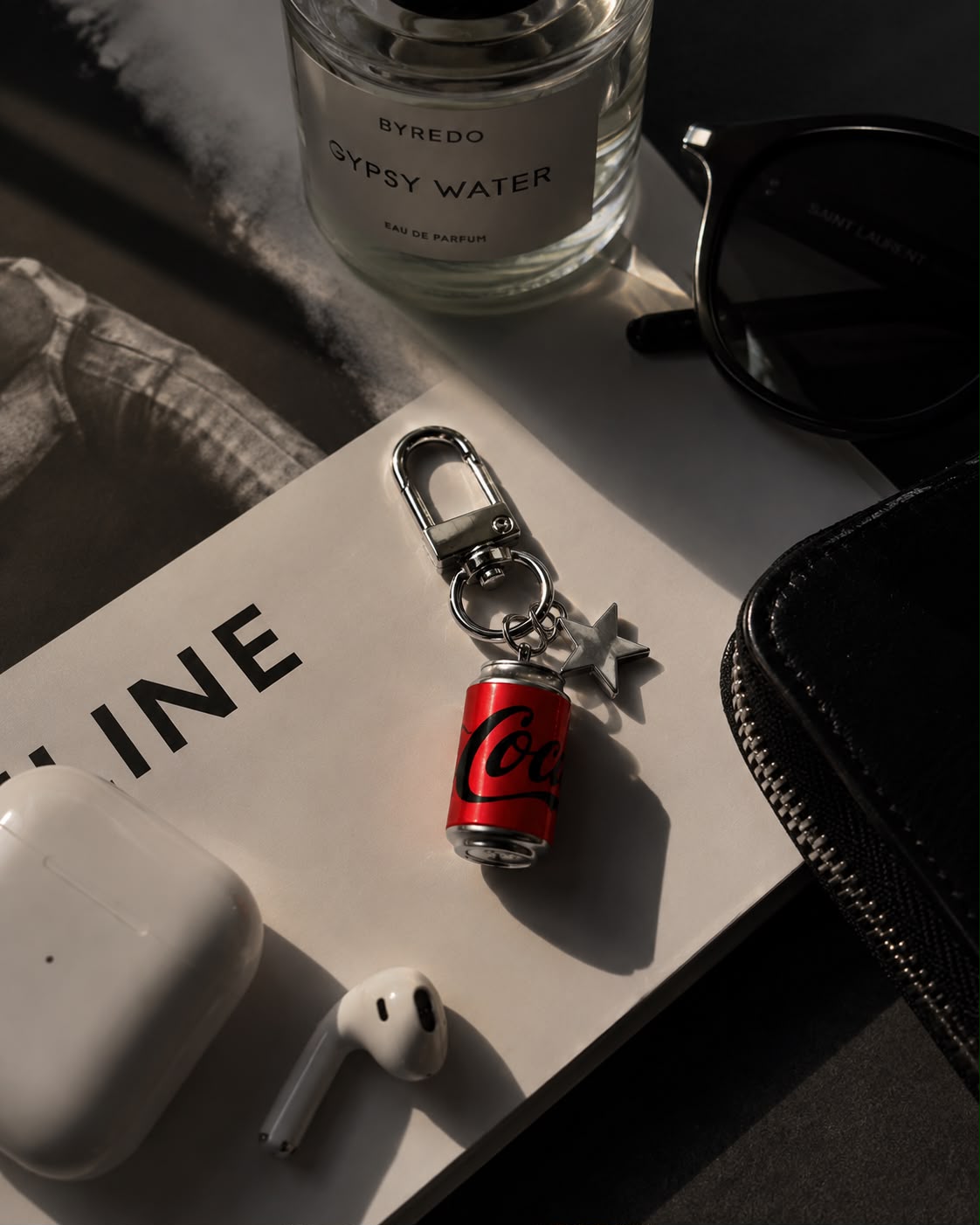 Coca-Cola Star Charm Keychain with AirPods