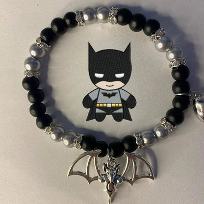 Batman & Hello kitty beads bracelet