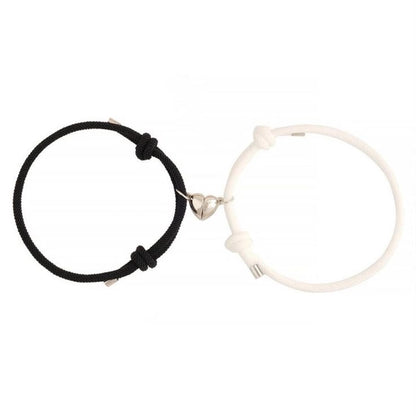 Minimalistic Matching Heart Magnetic Bracelets