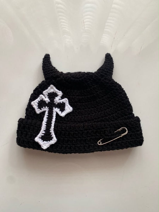 Y2K Cross beanie