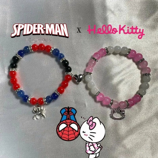 Spiderman & Hello Kitty Bracelets