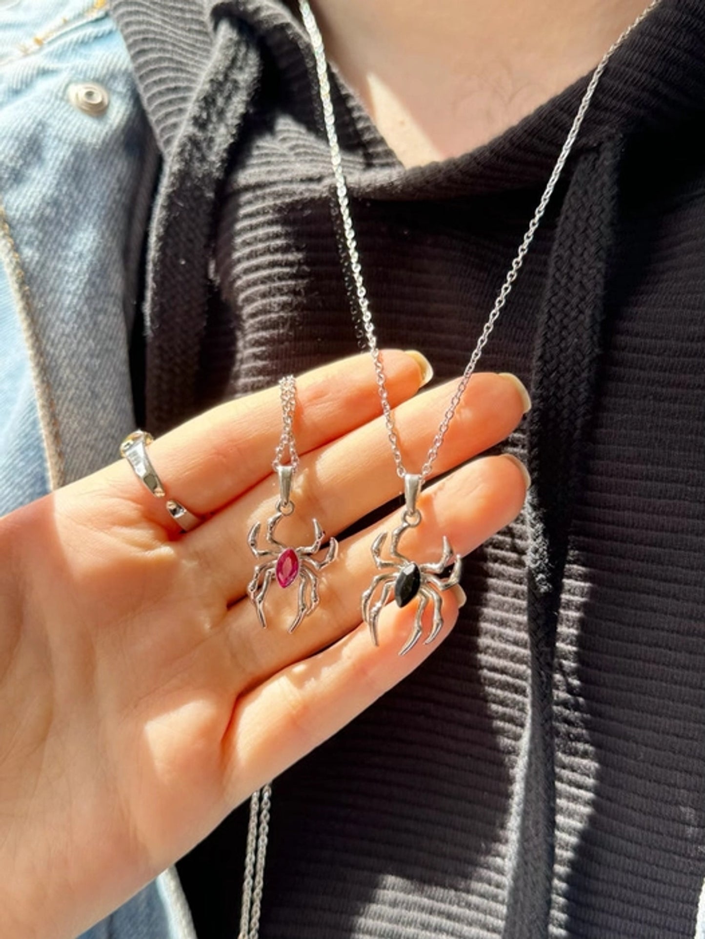 Spiderman x Spider Women Matching Pendant