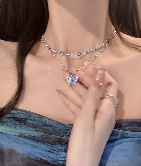 Celeste Butterfly Necklace Set
