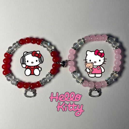 Hello Kitty & Daniel Magnetic Heart Bracelet