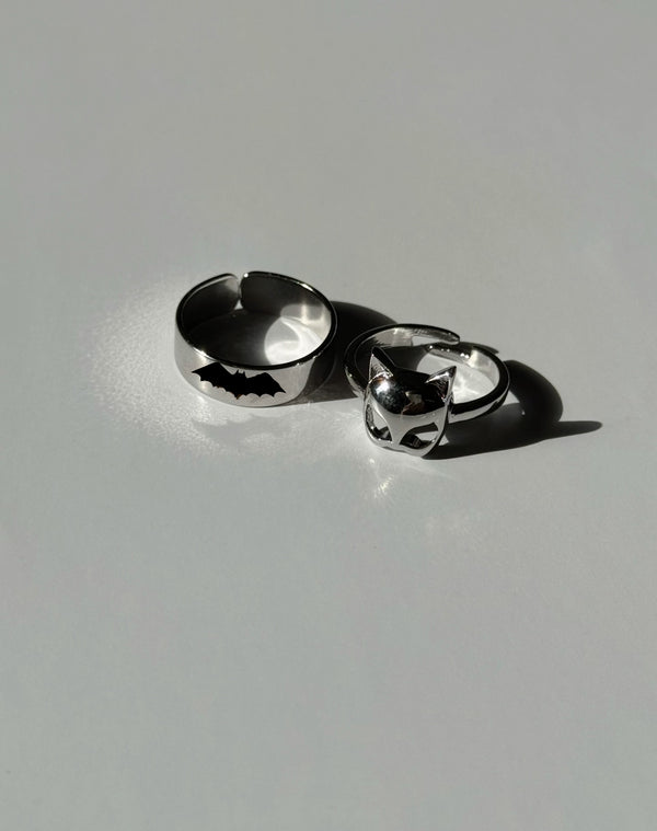 PRE-ORDER | Batman & Catwoman Matching Couple Ring Set 🖤