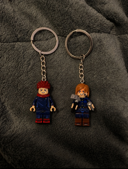 Itadori and Nobara Keychains