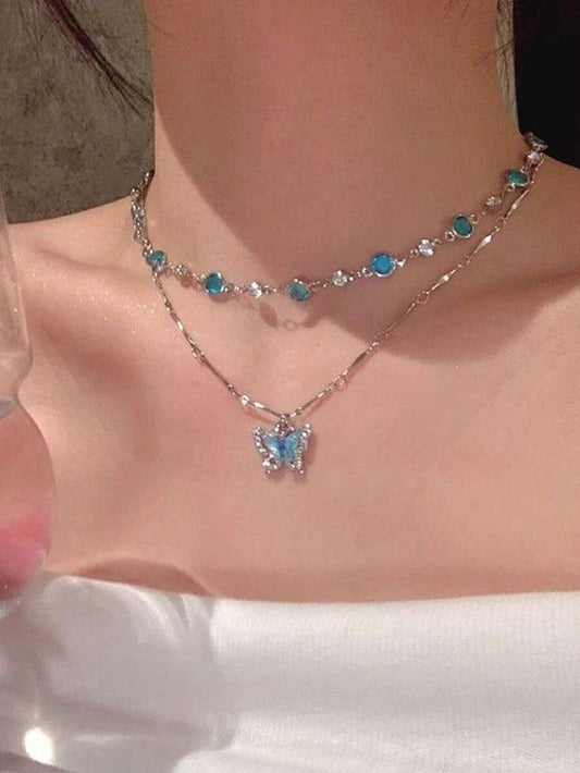 Celeste Butterfly Necklace Set