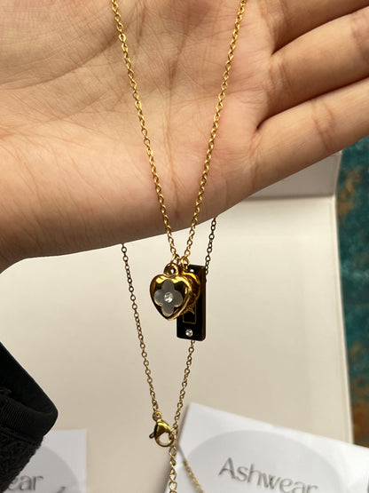 Heart & Clover Necklace