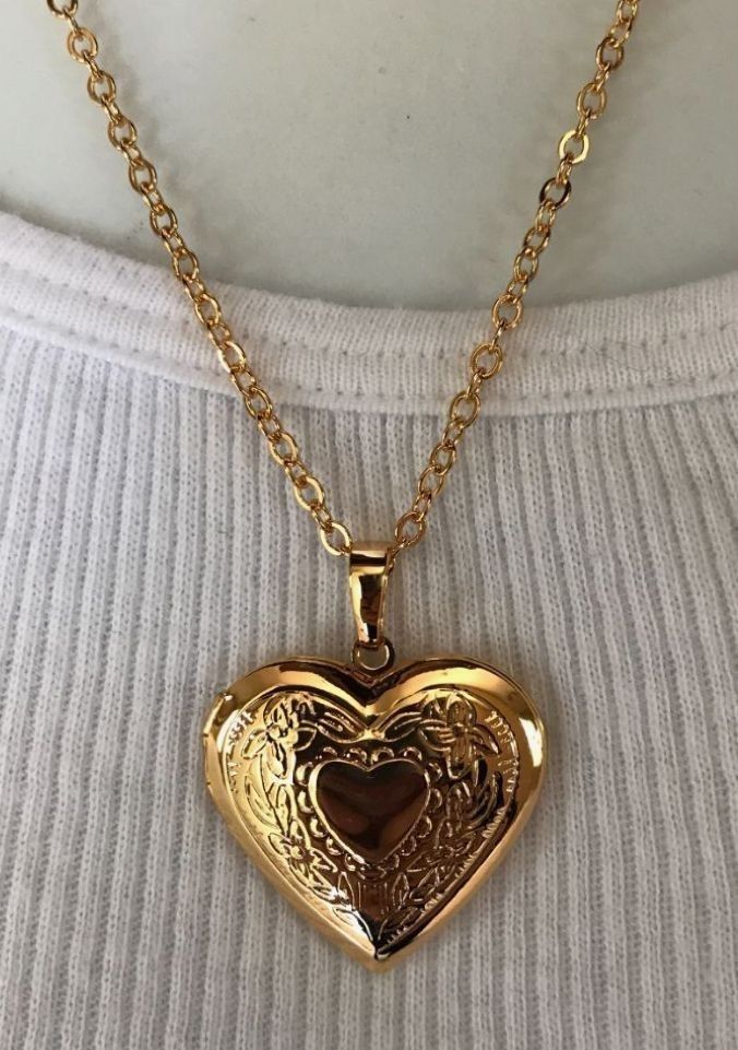 Golden Heart Locket
