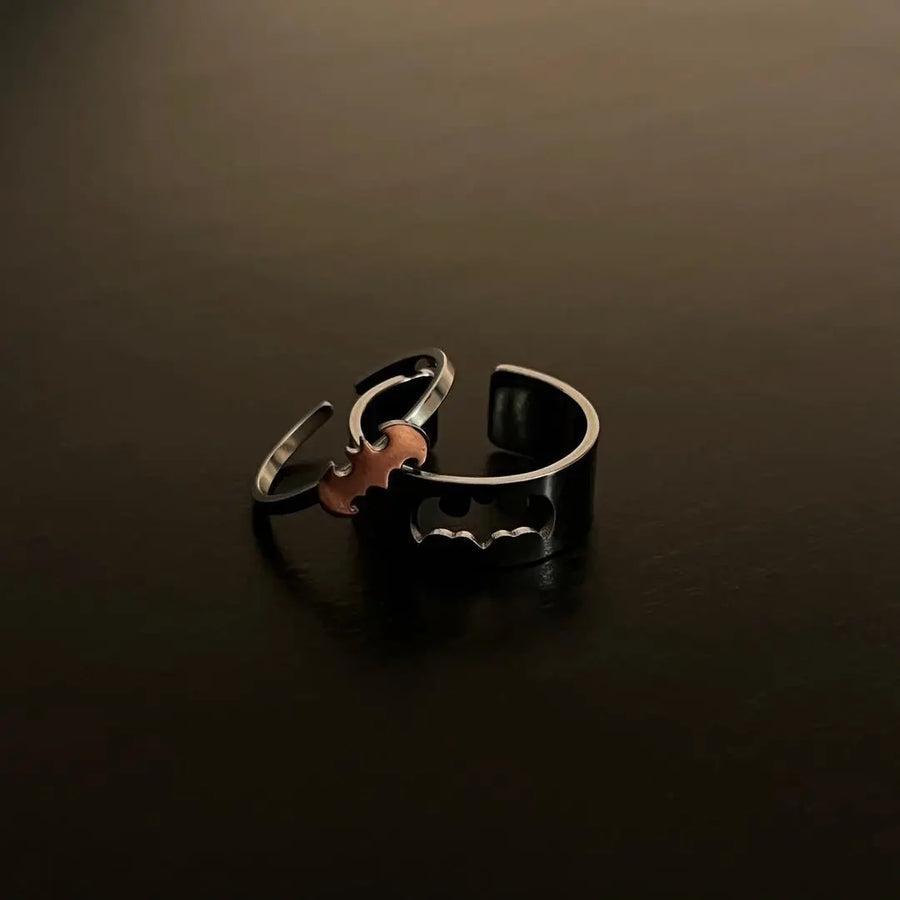 Batman & Cat-Women Matching Rings