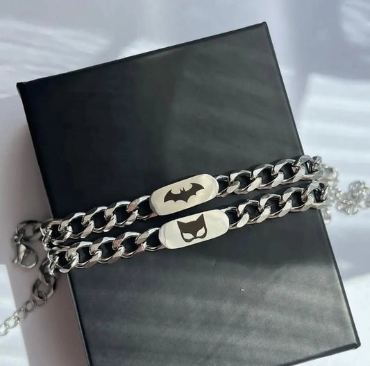 Batman &  Catwoman matching bracelets