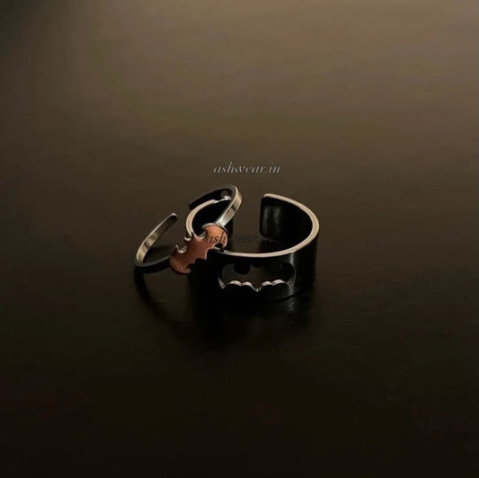 Batman & Catwoman Matching Rings