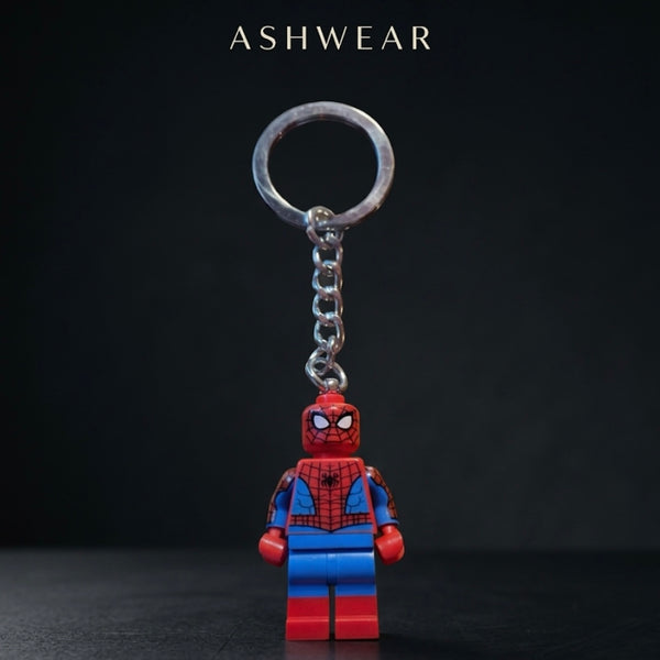 Red spiderman keychain (single)