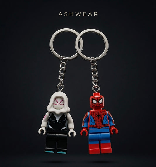 Spiderman & Gwen Keychain