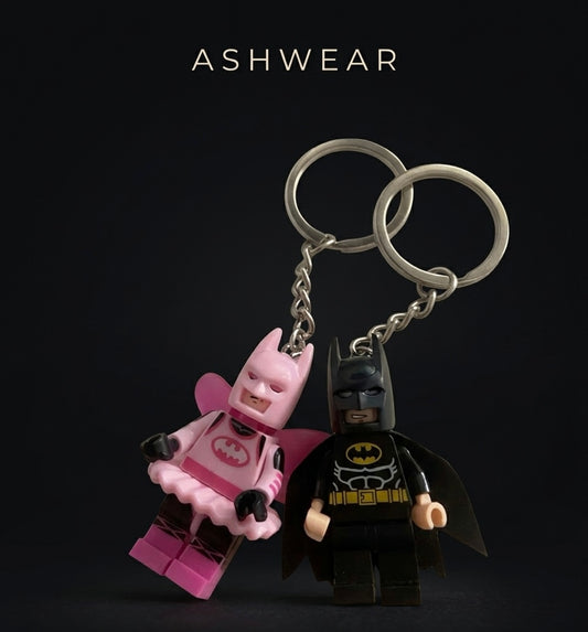 Dark Knight Couple Brick Keychain