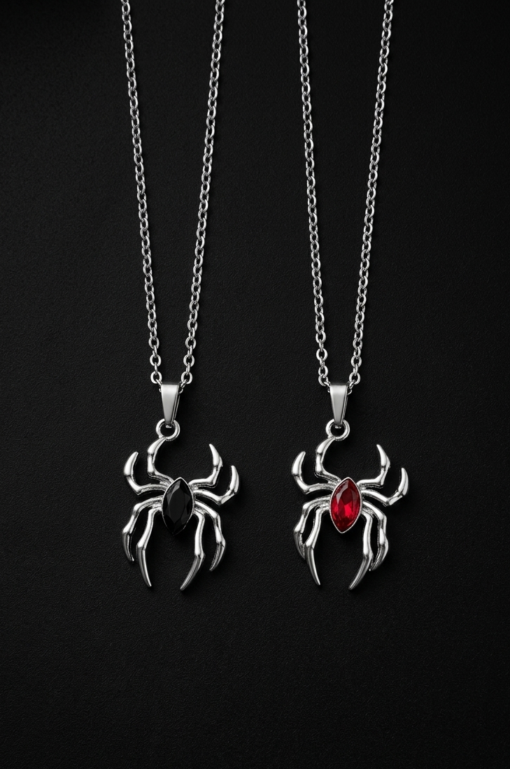 Spiderman & G-wen Matching Pendants