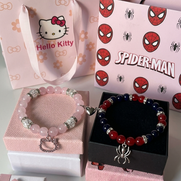 Spiderman & Hello kitty bracelets