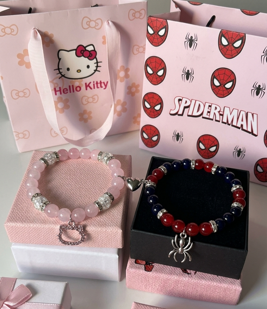 Spiderman & Hello kitty bracelets