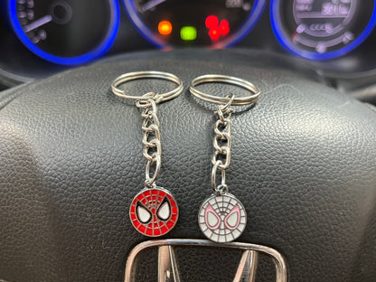 Spider-Man Couple Charm Keychain Set