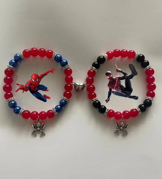 Spiderman matching bracelets