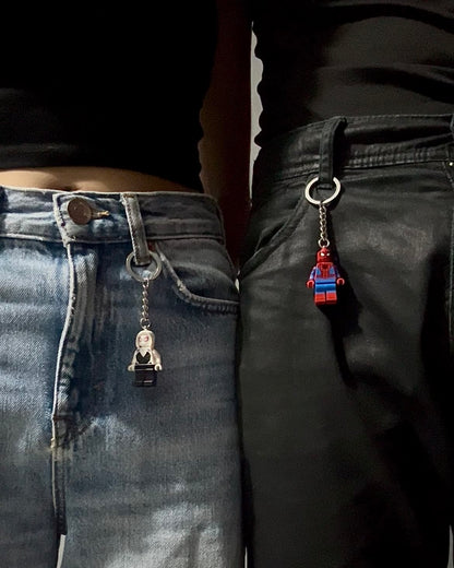 Spiderman & Gwen Keychain