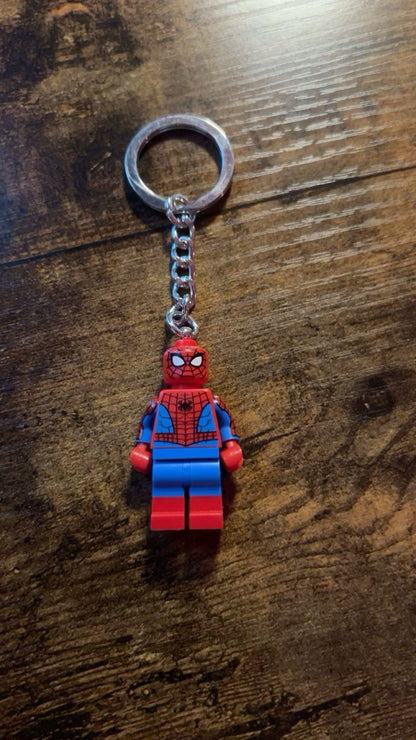 Red spiderman keychain (single)