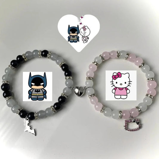 Batman & Hello Kitty Bracelet Set