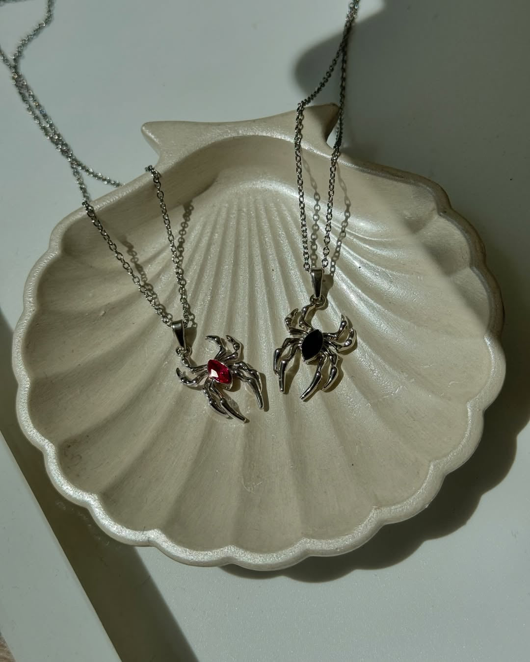 spiderman & spider-women matching pendants