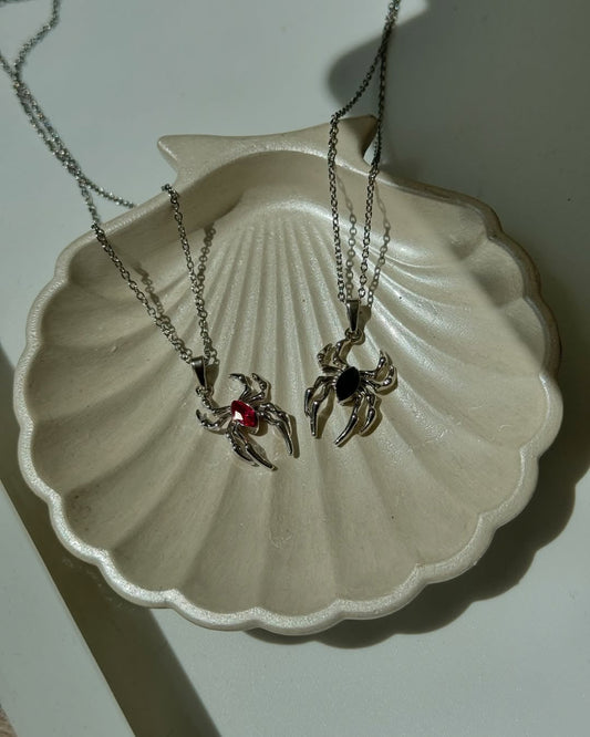 spiderman & spider-women matching pendants