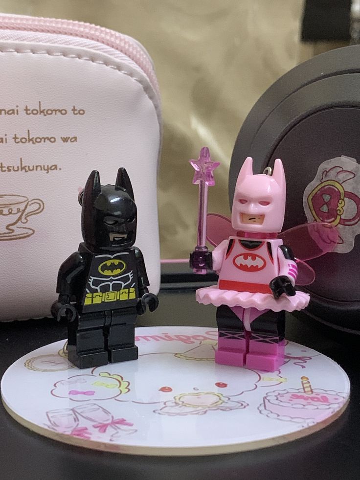 Dark Knight Couple Brick Keychain