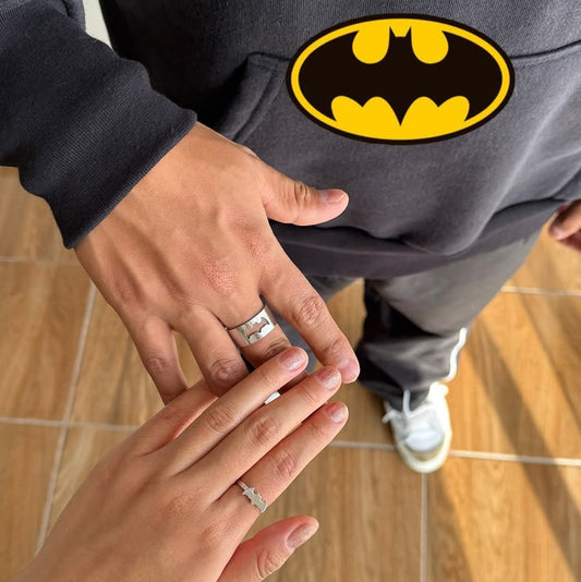 Batman & Catwoman Matching Rings