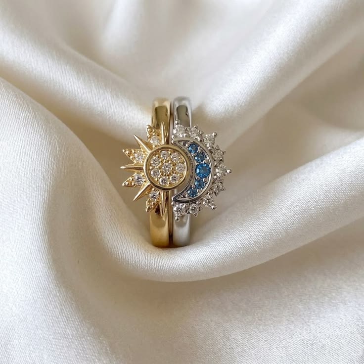 Sun & Moon Adjustable Couple Ring ☀️🌙