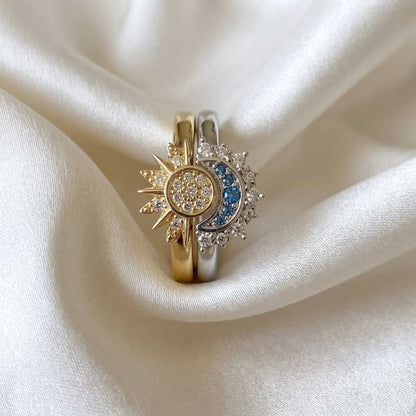 Sun & Moon Adjustable Couple Ring ☀️🌙