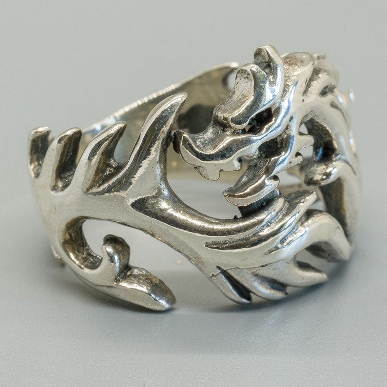 Chinese Dragon Cut-Out Ring