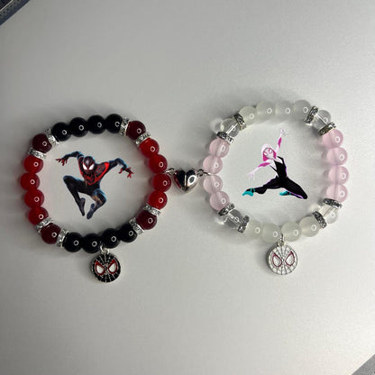 Spider-Man & Spider-Gwen Matching Bracelet