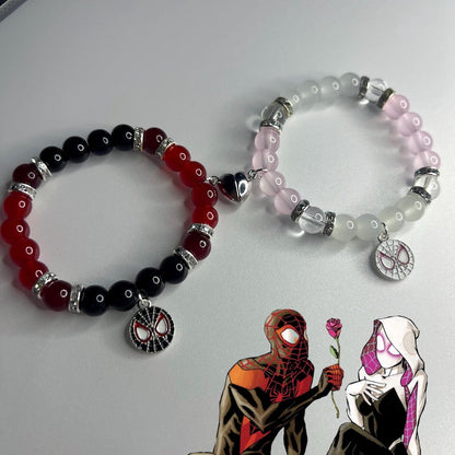 Spider-Man & Spider-Gwen Matching Bracelet