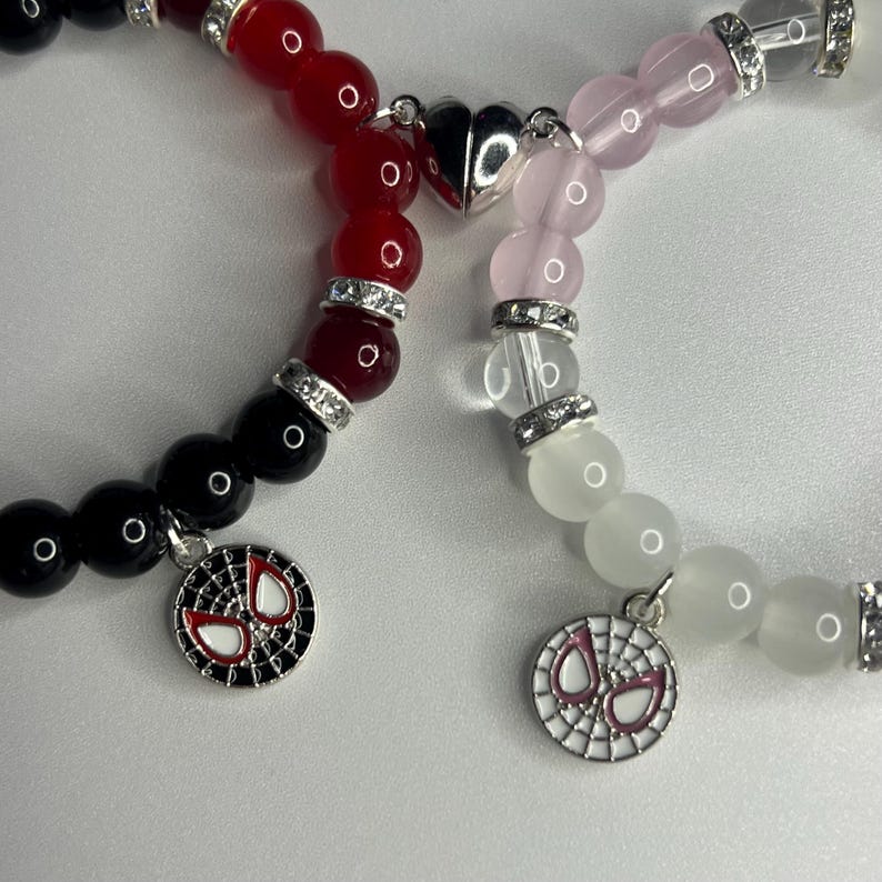 Spider-Man & Spider-Gwen Matching Bracelet