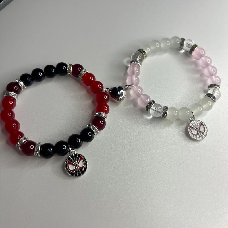 Spider-Man & Spider-Gwen Matching Bracelet