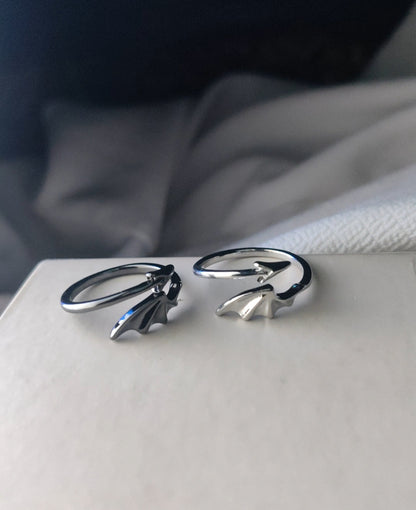 Night Fury & Light Fury Matching Rings