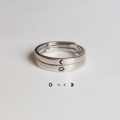 Sun & Moon Matching Rings